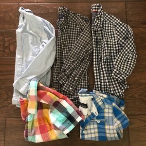 Boys lot of button down shirts